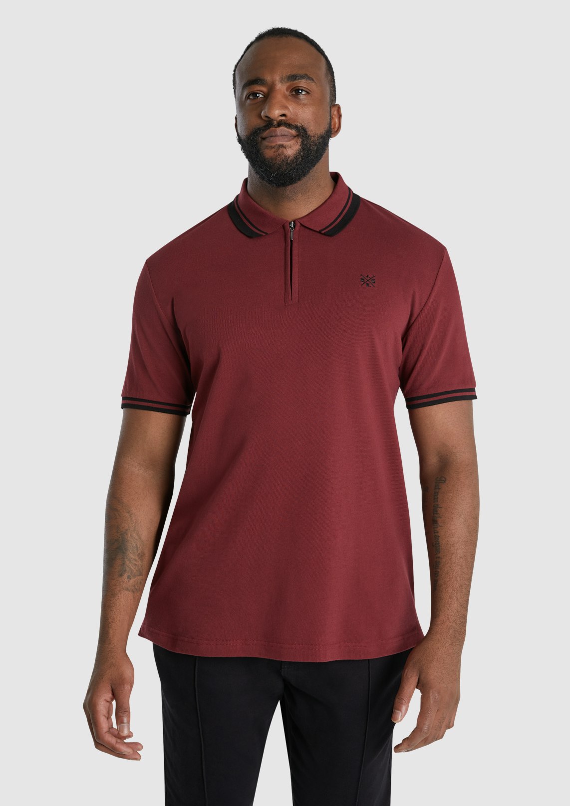 Xavier Zip Neck Polo