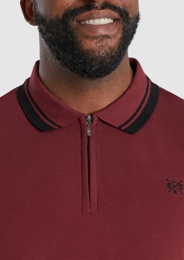 Xavier Zip Neck Polo