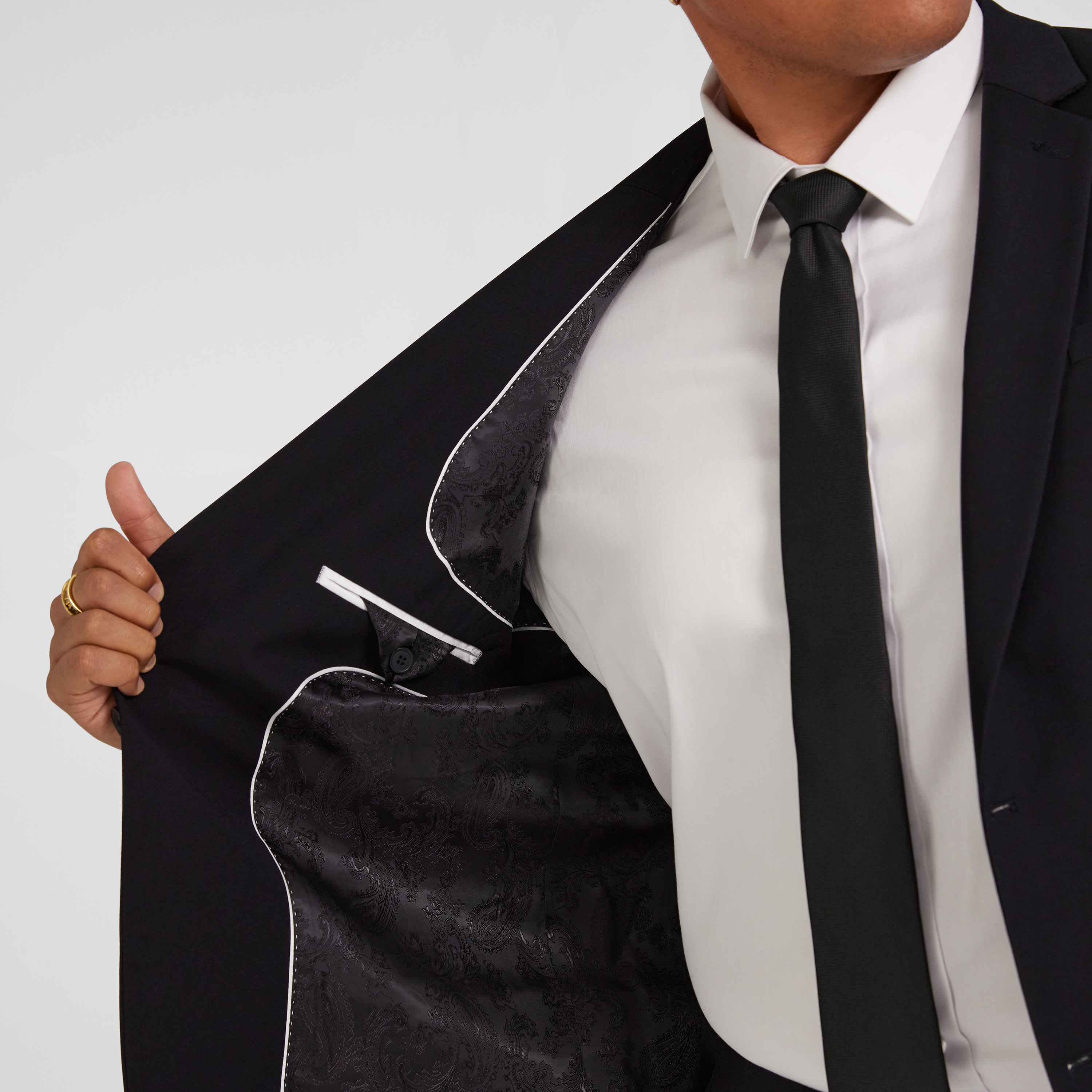 Black Raymond 2B Suit Jacket