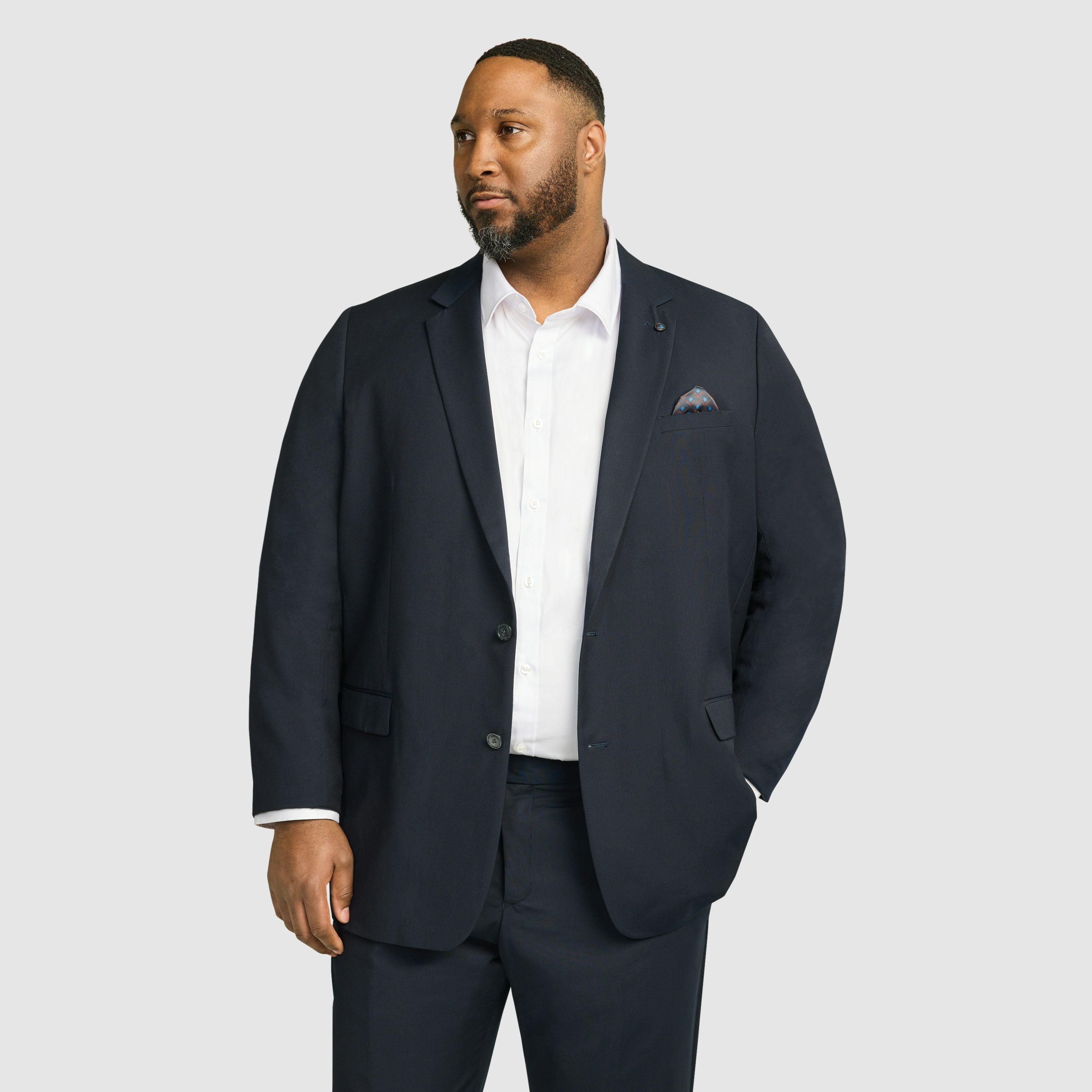 Navy Raymond 2B Suit Jacket | Men's Tops | Johnny Bigg AU