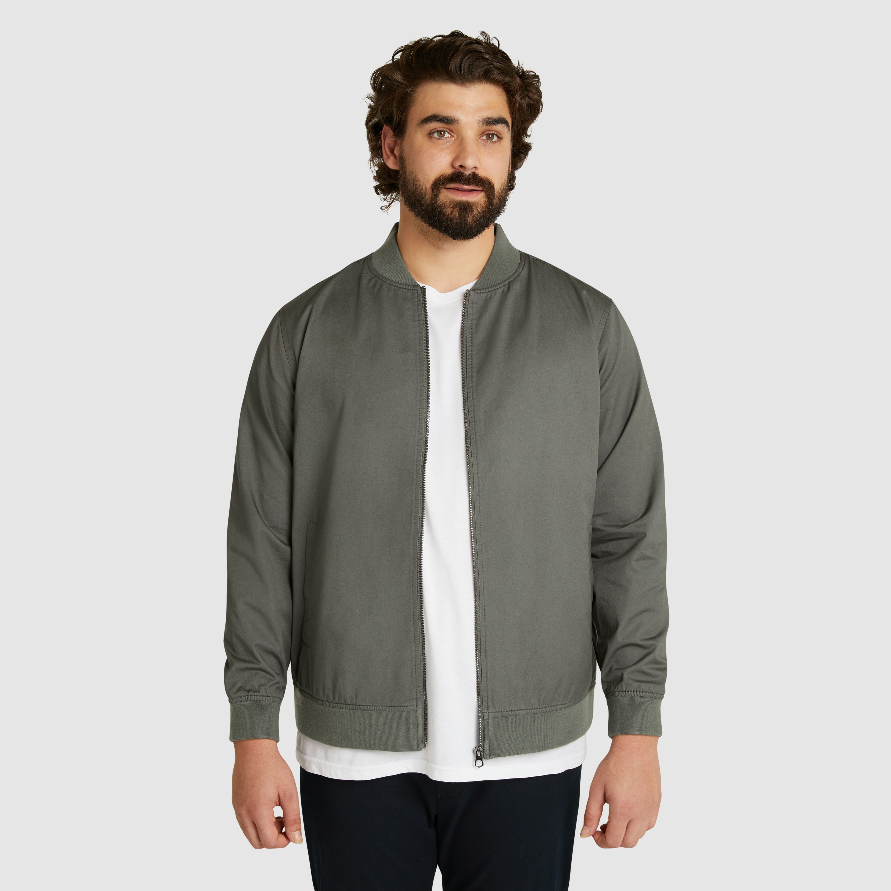 Sage Dougie Cotton Bomber | Men's Tops | Johnny Bigg US