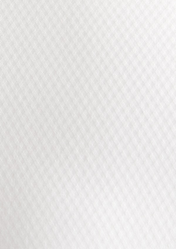 White Washington Textured Bamboo Blend Shirt