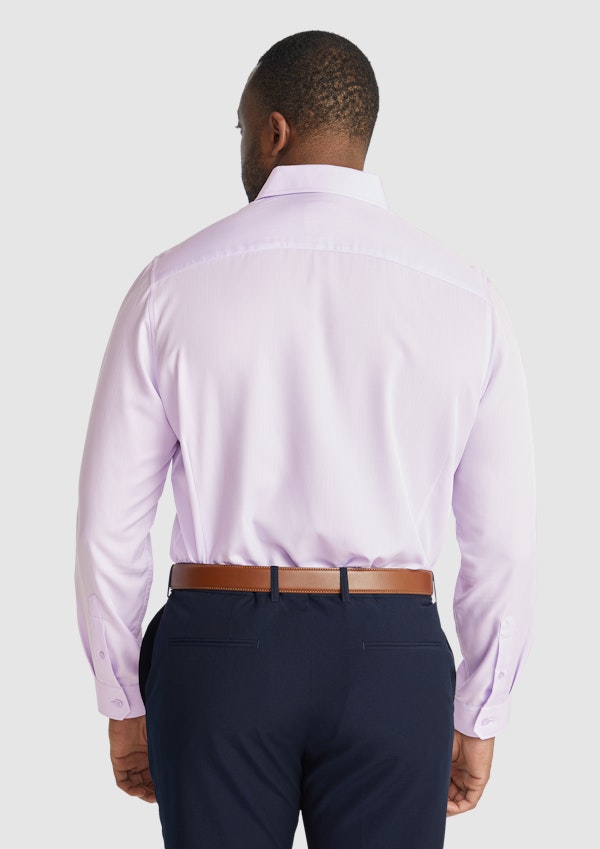Lilac Trey Bamboo Blend Dress Shirt