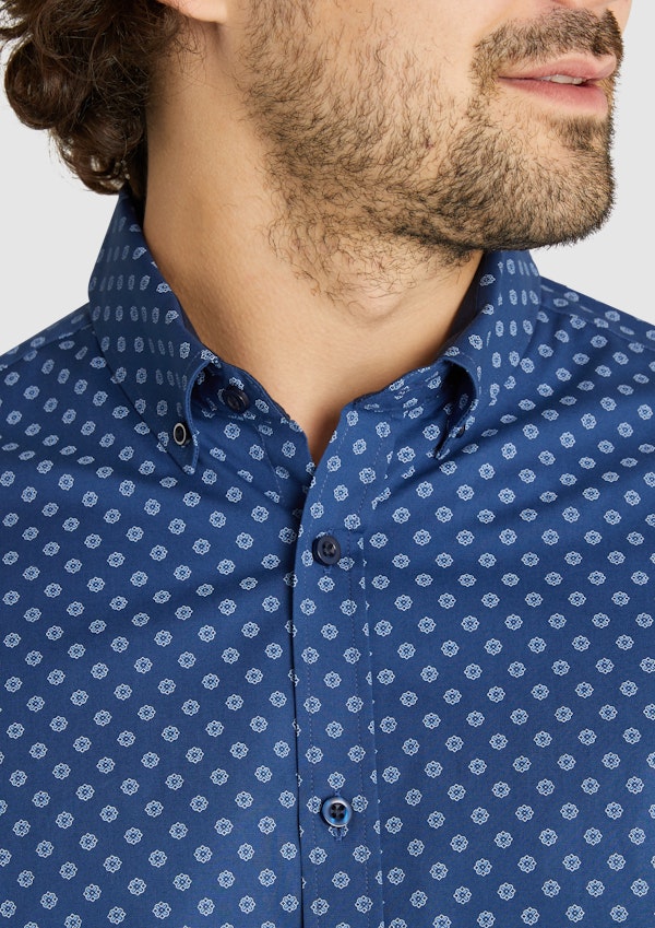 Burton Geo Print Stretch Shirt