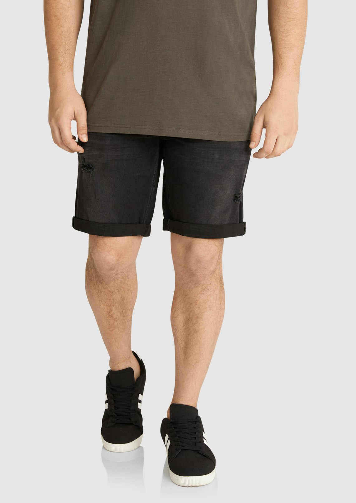 Walker Distressed Denim Short