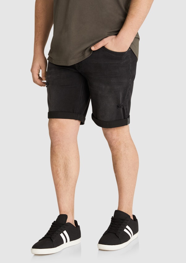 Walker Distressed Denim Short