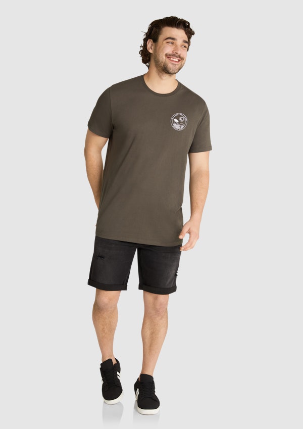 Walker Distressed Denim Short