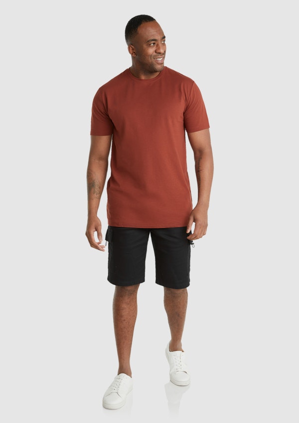 Black Nelson Knit Cargo Short