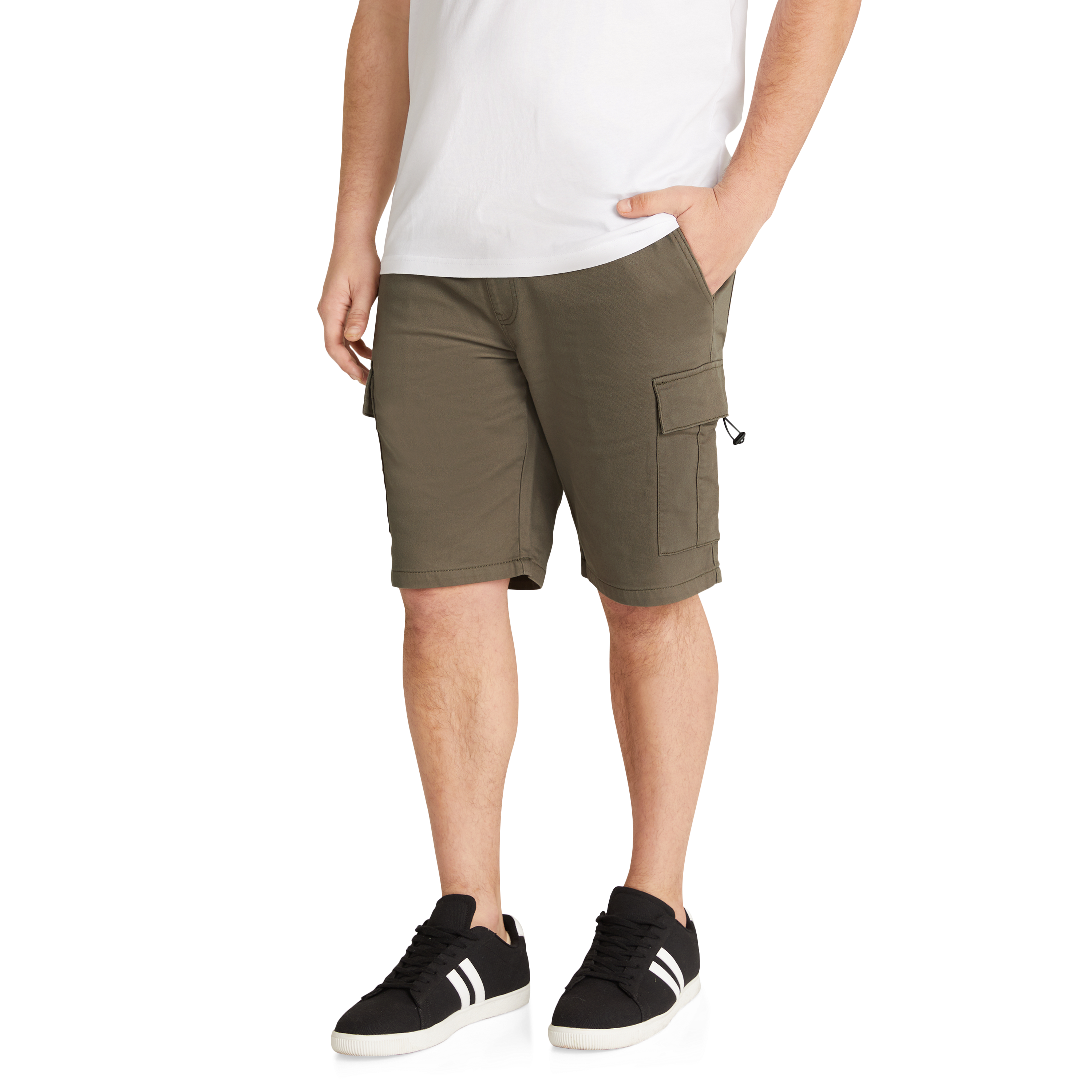 Khaki Nelson Knit Cargo Short