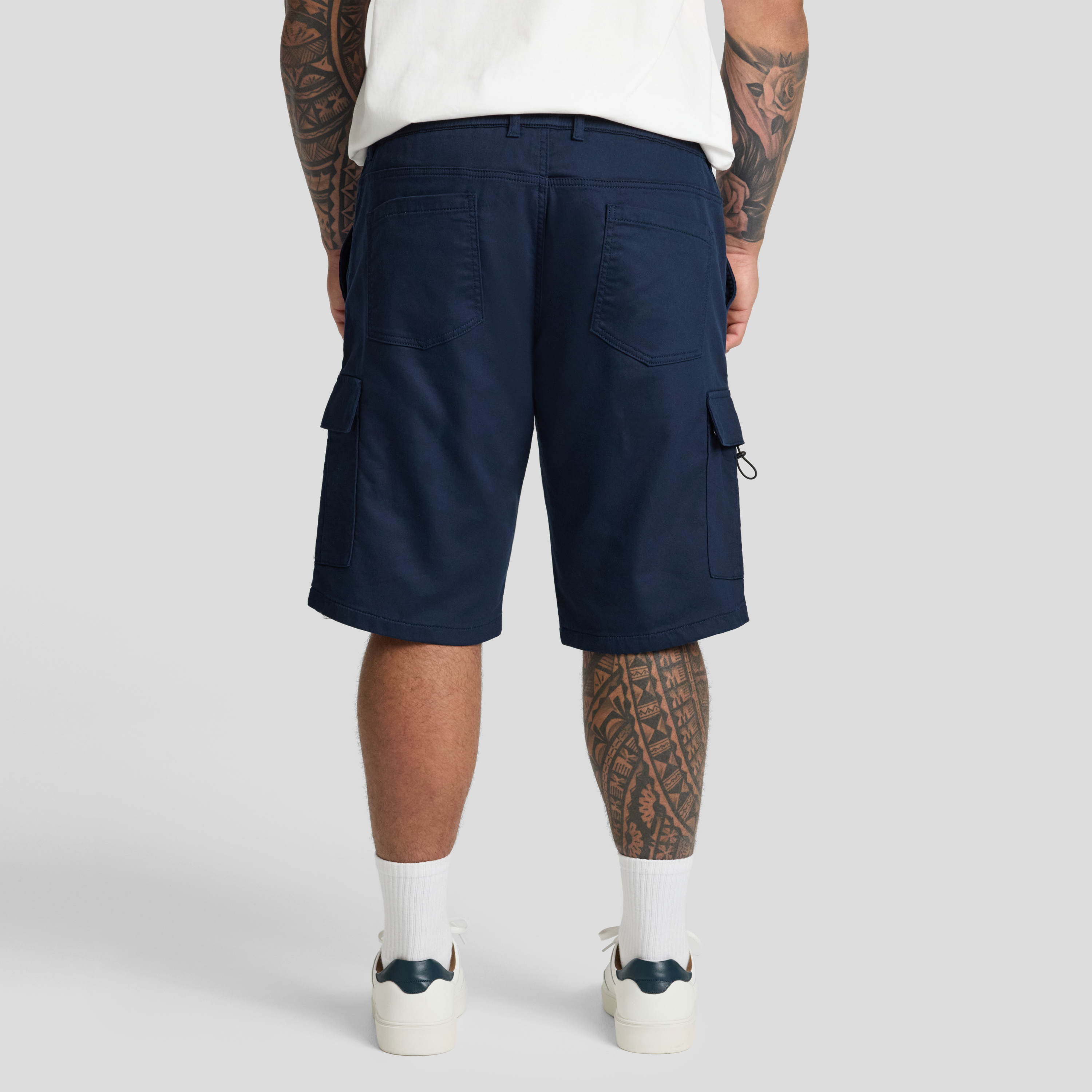 Navy Nelson Knit Cargo Short
