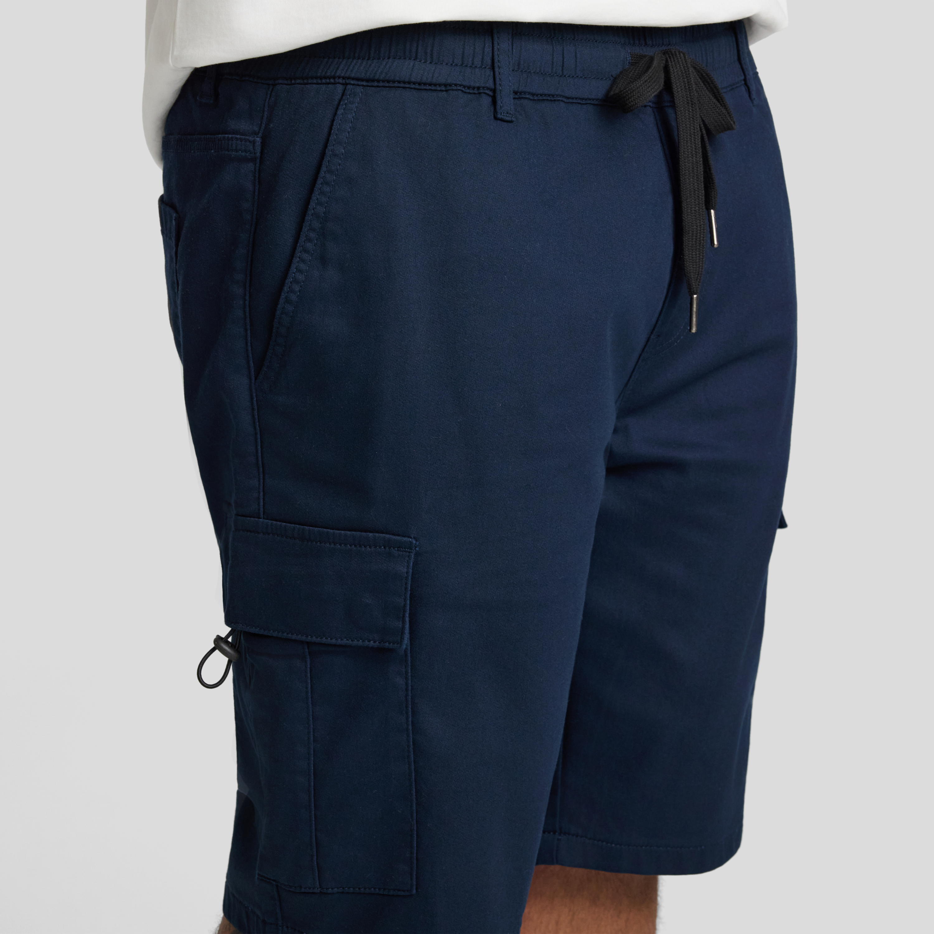 Navy Nelson Knit Cargo Short