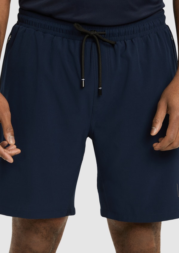 Navy Active Woven Stretch Short
