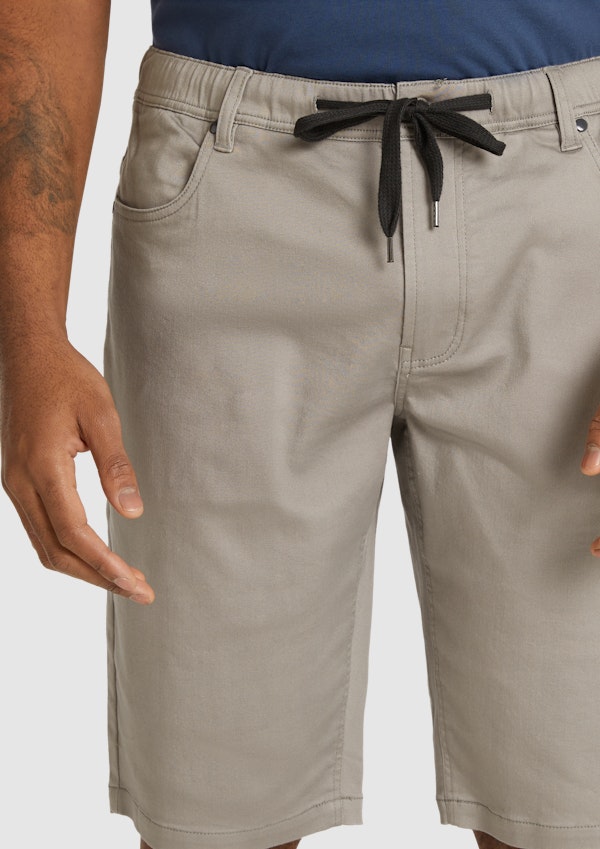 Grey Ferris Stretch Short