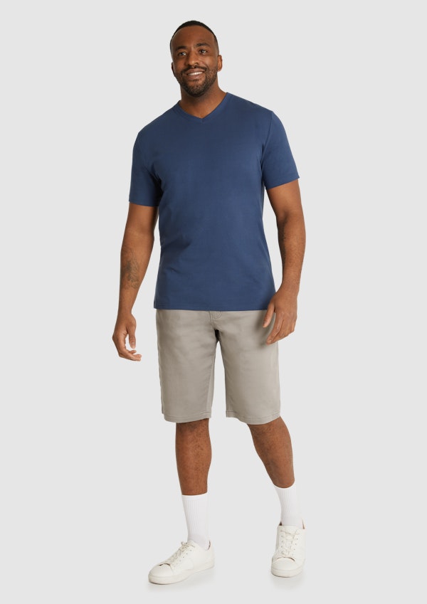 Grey Ferris Stretch Short