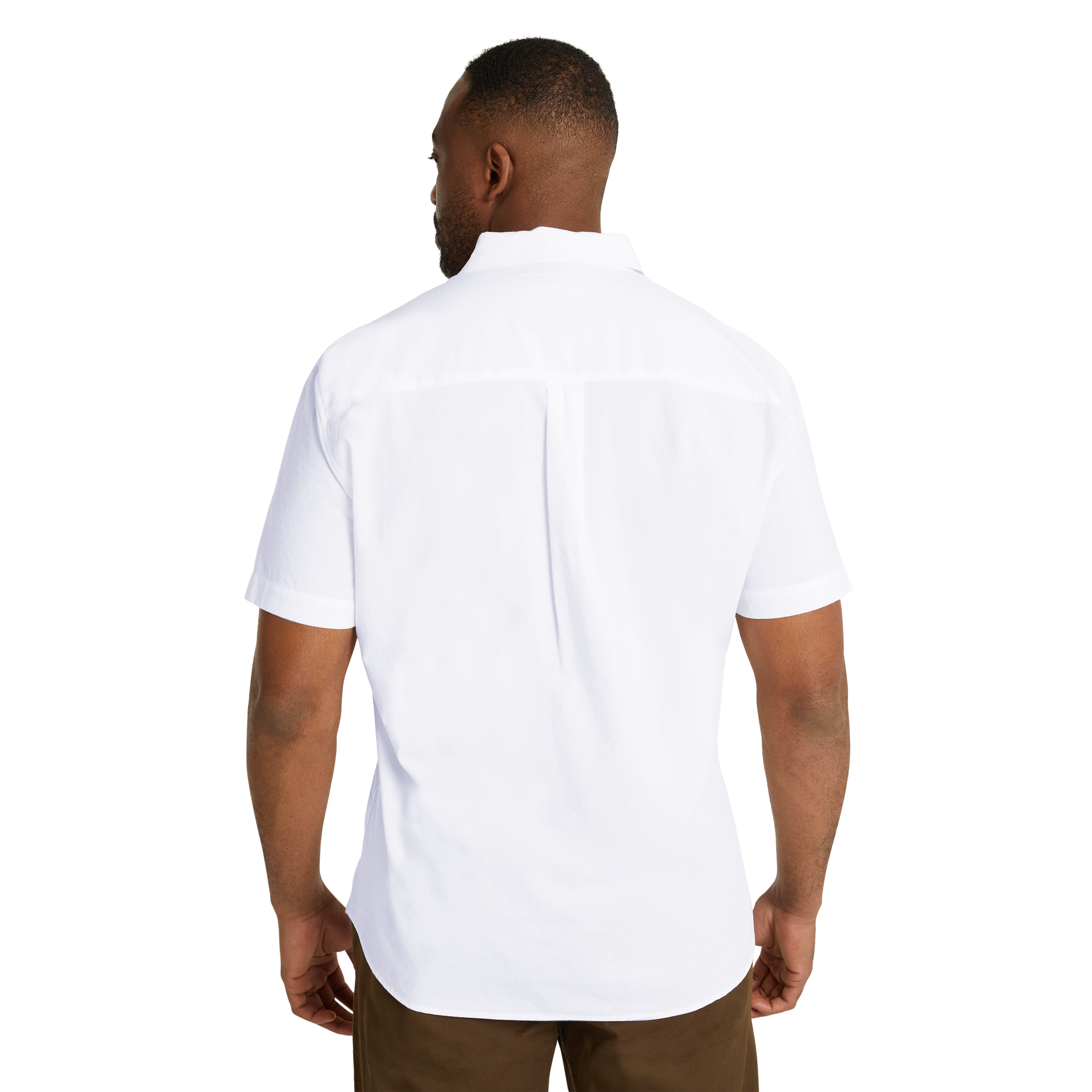 White Hugo Textured Shirt