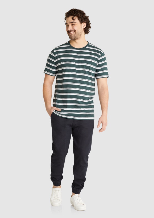 Forest Custom Design Stripe Tee