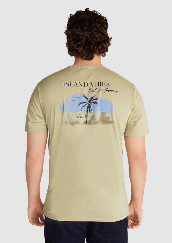 Sage Island Vibes Crew Neck Tee