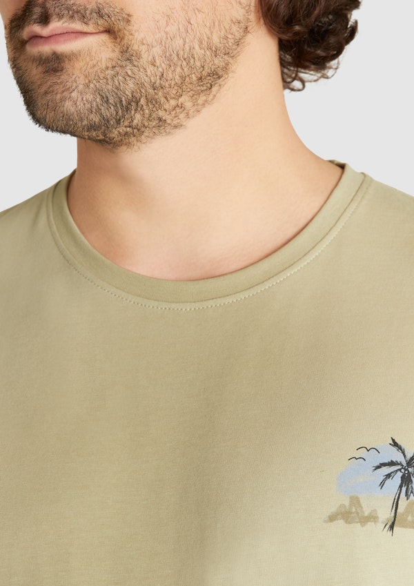 Sage Island Vibes Crew Neck Tee