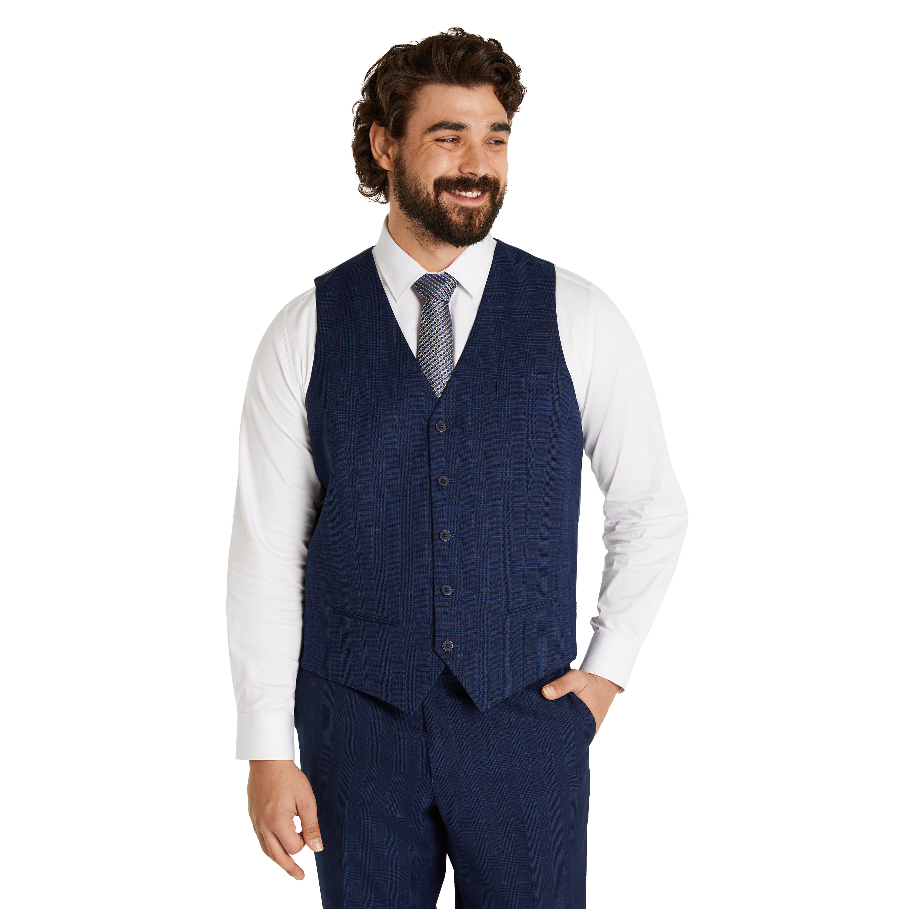 Saylor Check Waistcoat