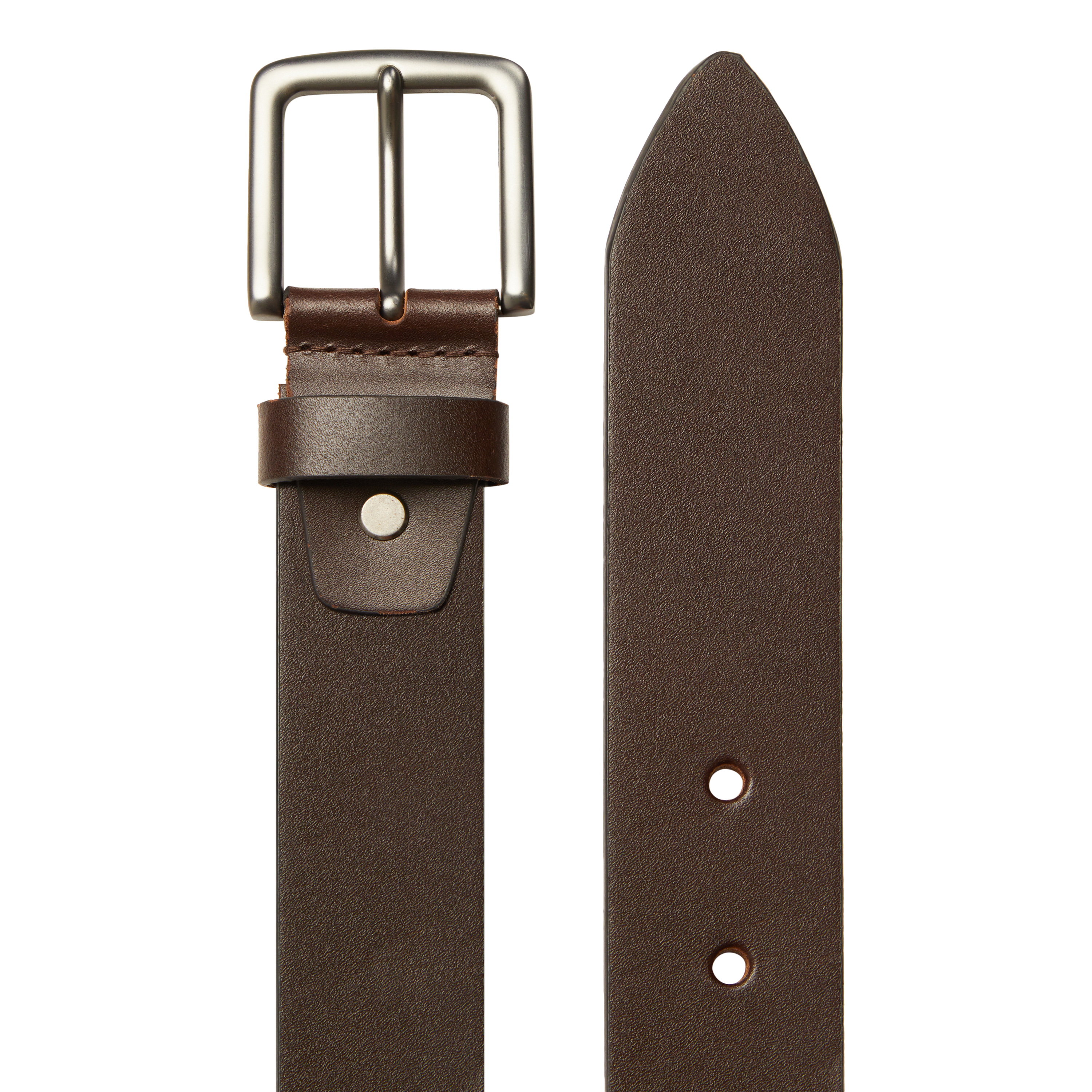 Chocolate Morgan Genuine Leather Belt