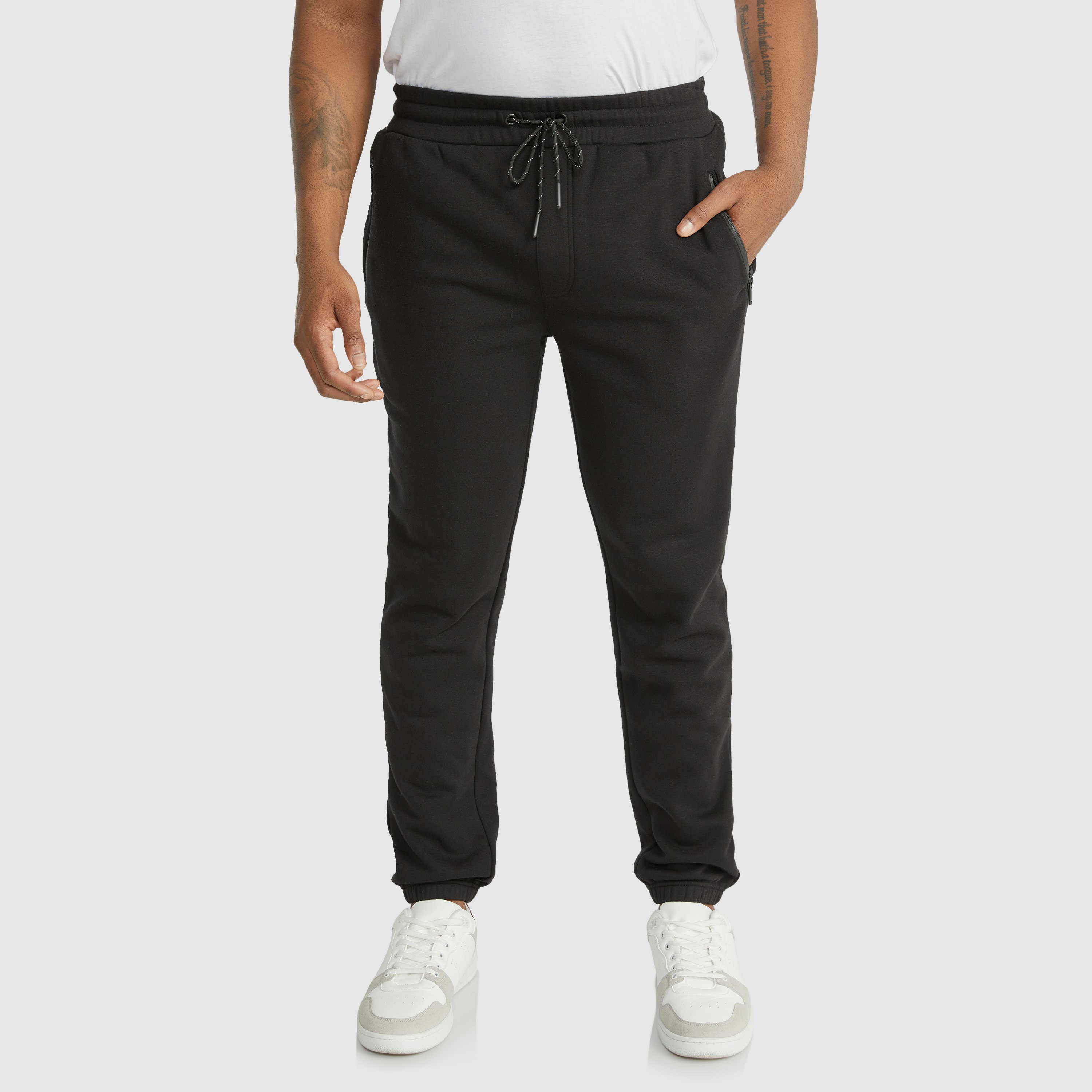 Black Drew Fleece Track Pant | Men's Bottom | Johnny Bigg US