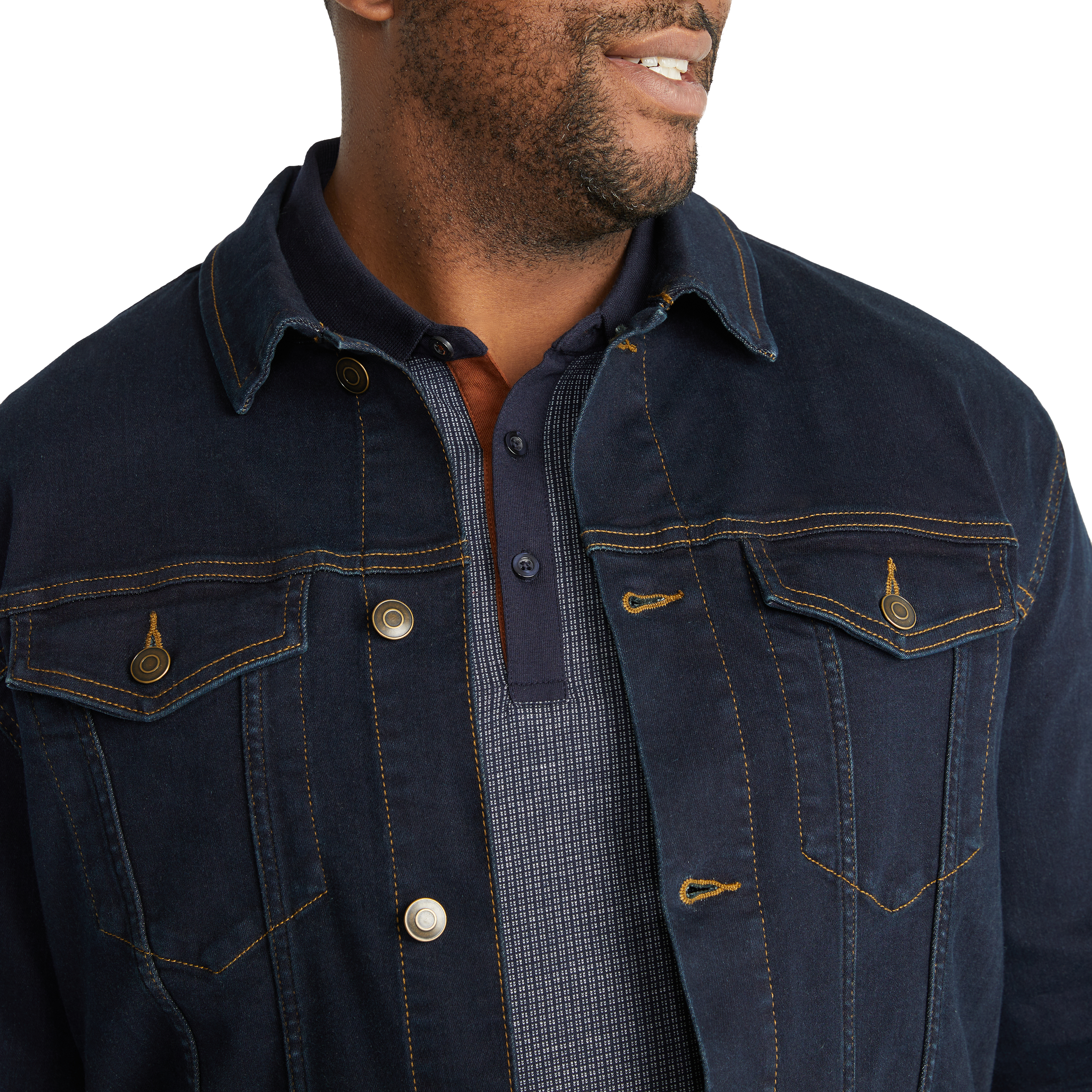 Raw Stretch Jean Jacket Men's Tops Johnny Bigg US
