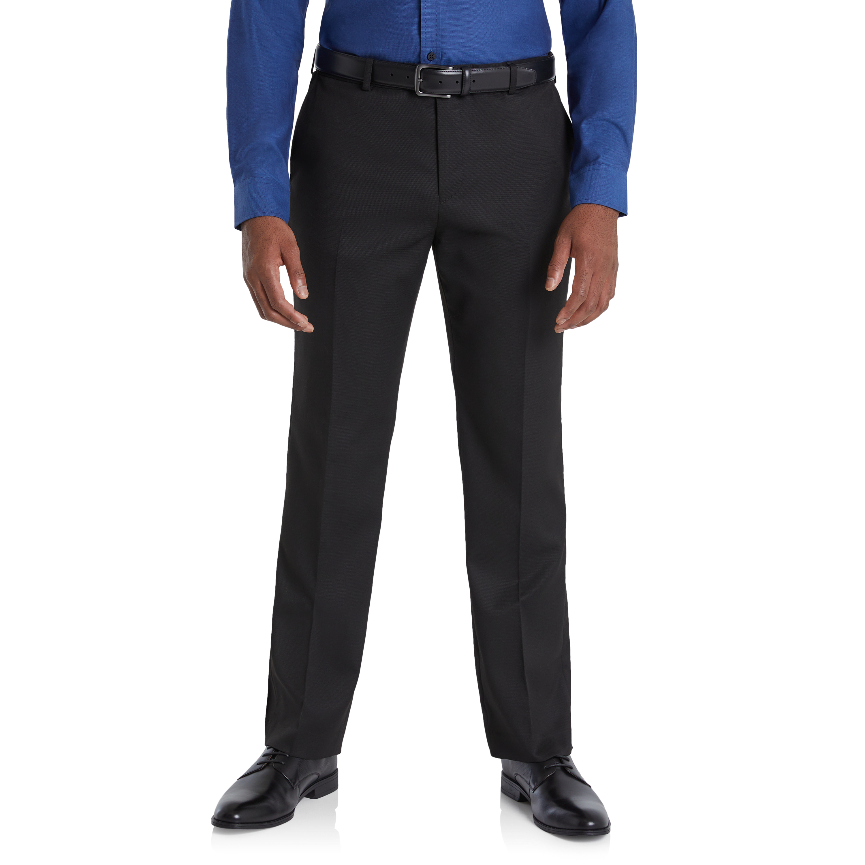 Buy online Navy Blue Solid Flat Front Formal Trouser from Bottom Wear for  Men by Inspire for ₹580 at 42% off | 2024 Limeroad.com