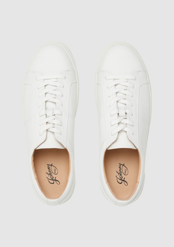 White Aldin 2.0Leather Sneaker