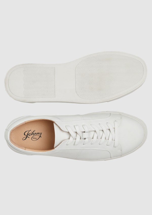 White Aldin 2.0Leather Sneaker