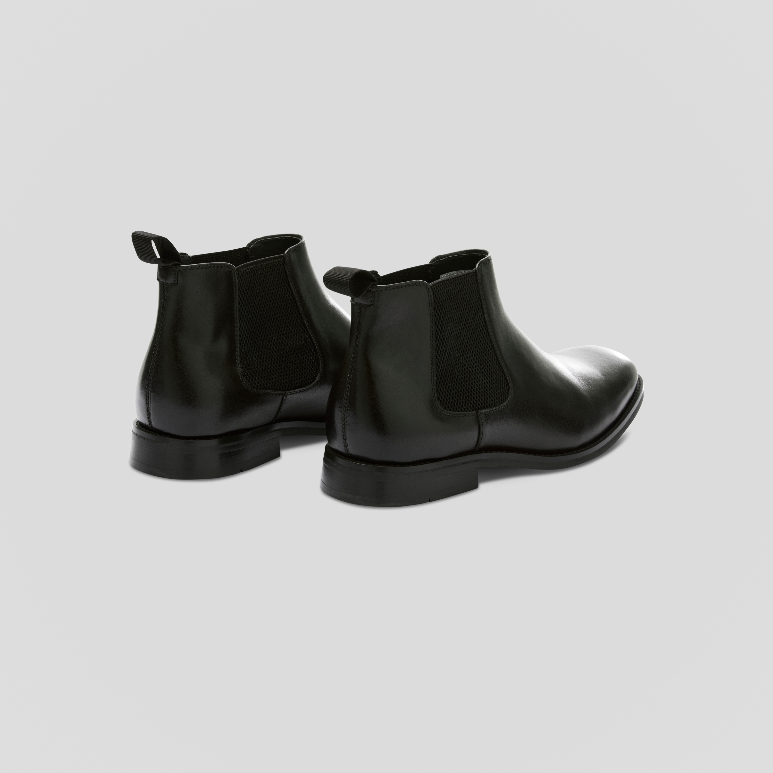 Black Morgan Leather Chelsea Boot