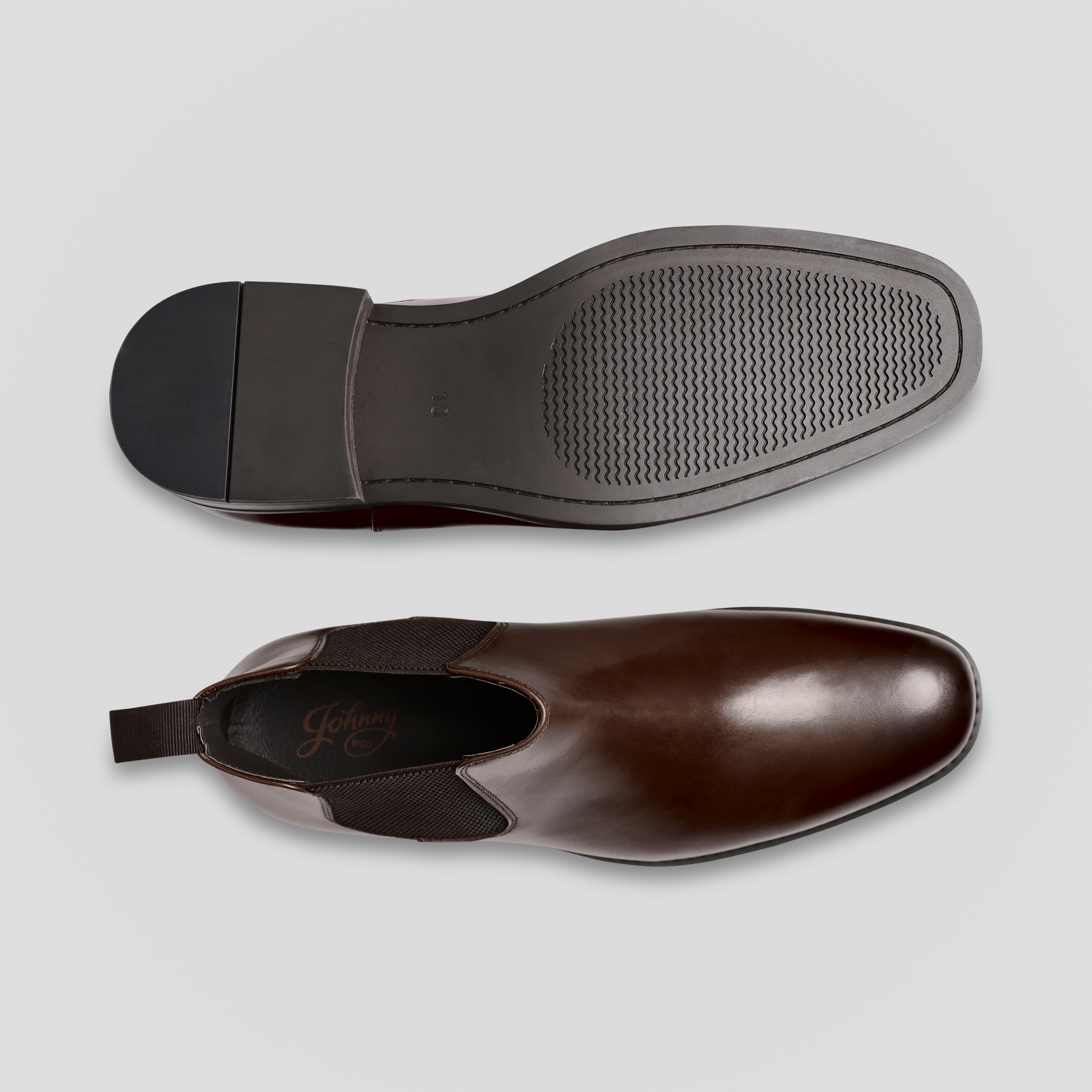 Chocolate Morgan Leather Chelsea Boot