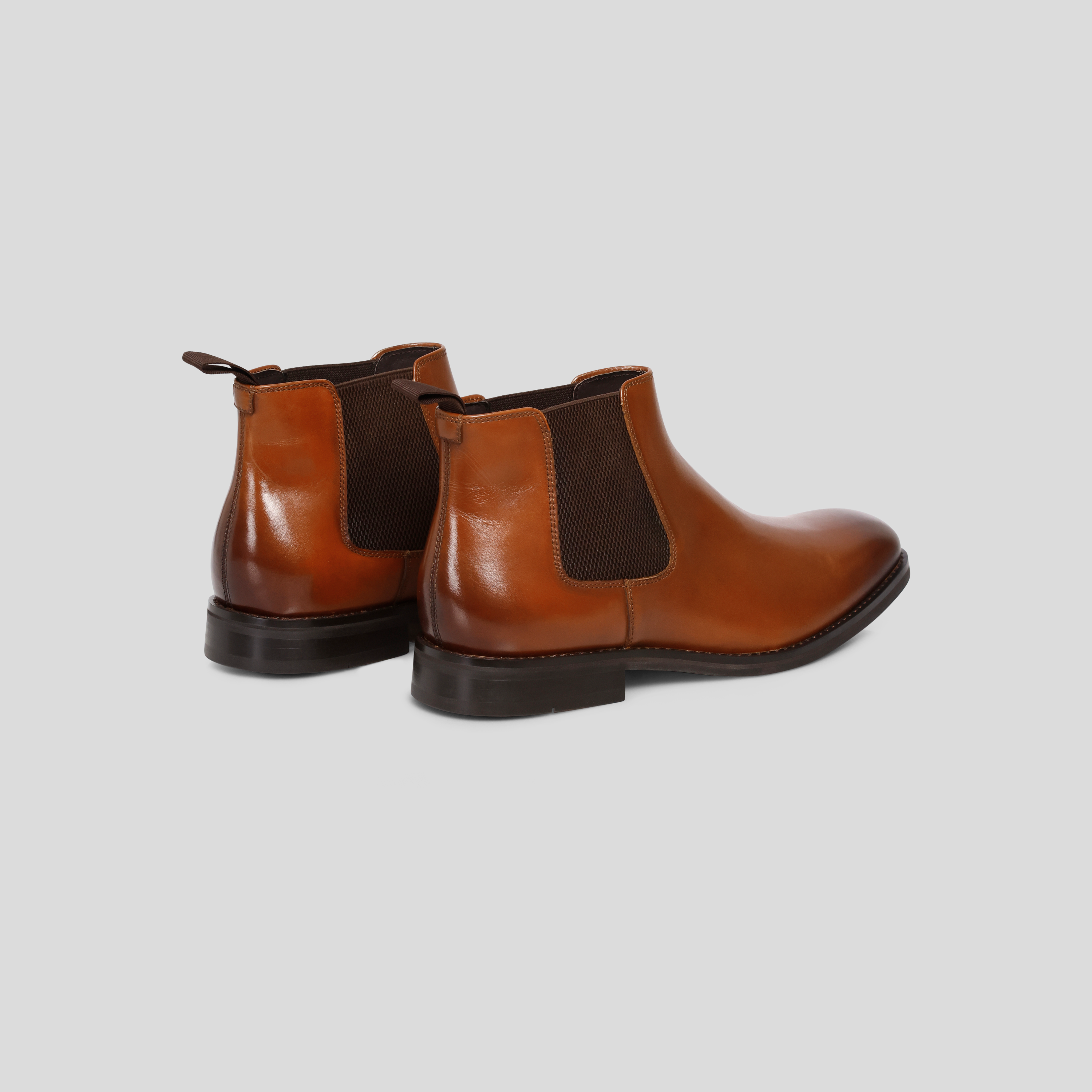 Tan Morgan Leather Chelsea Boot
