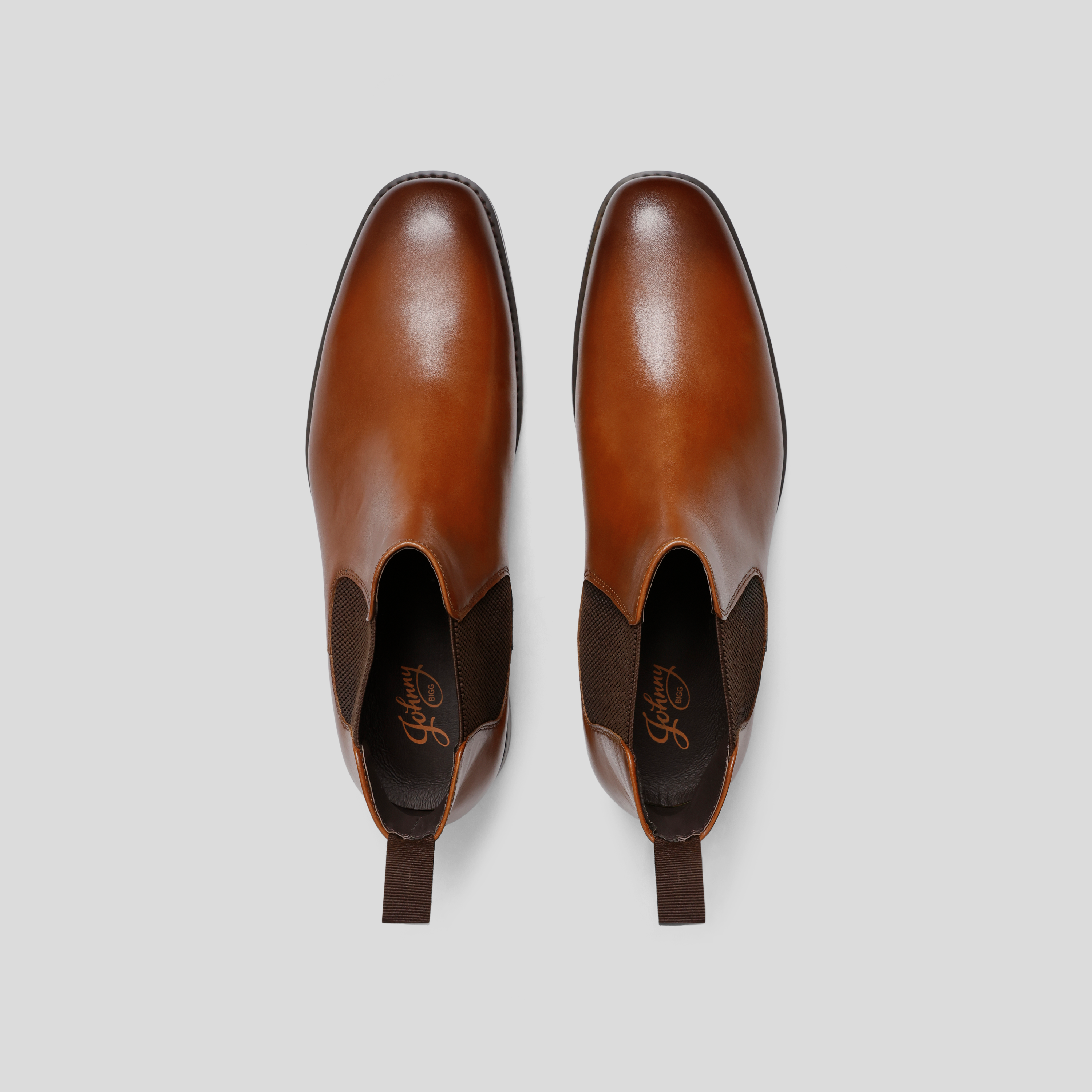 Tan Morgan Leather Chelsea Boot