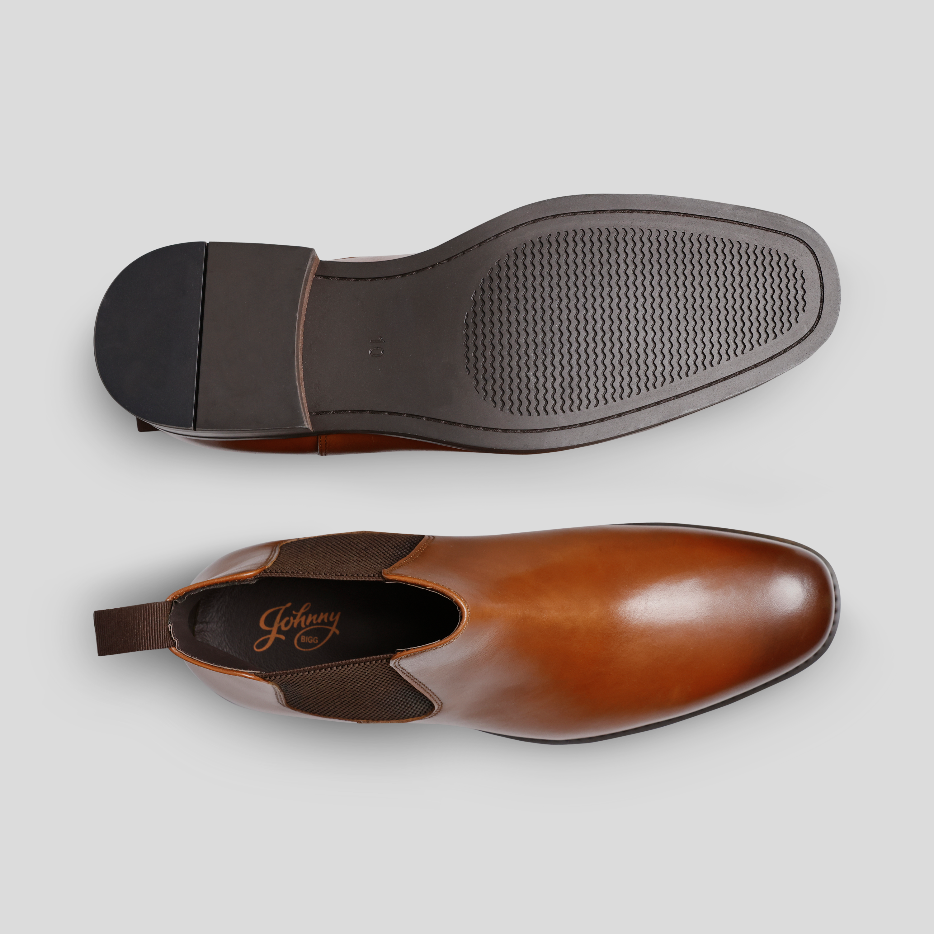 Tan Morgan Leather Chelsea Boot