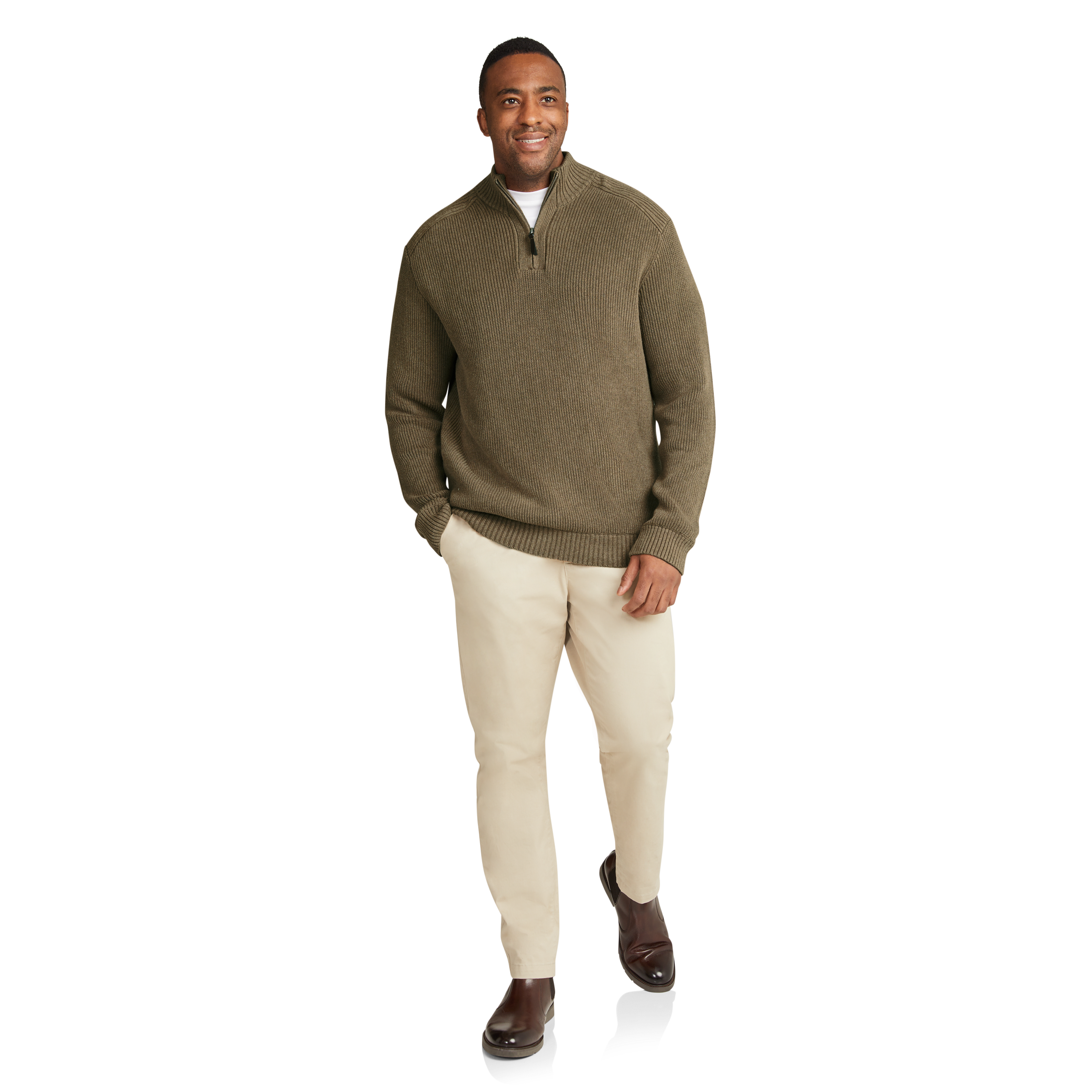 Biscuit Patrick Half Zip Sweater