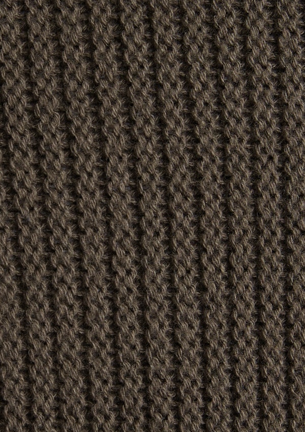 Khaki Patrick Half Zip Sweater