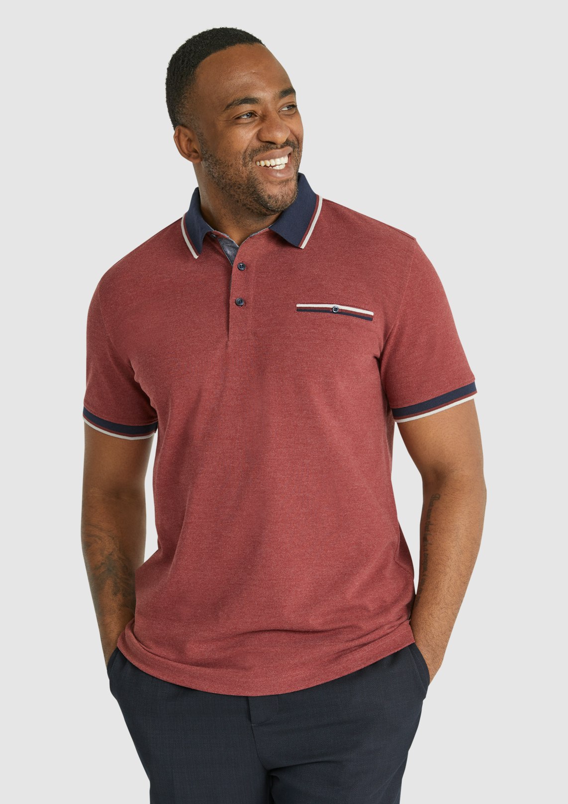 Trent Contrast Polo