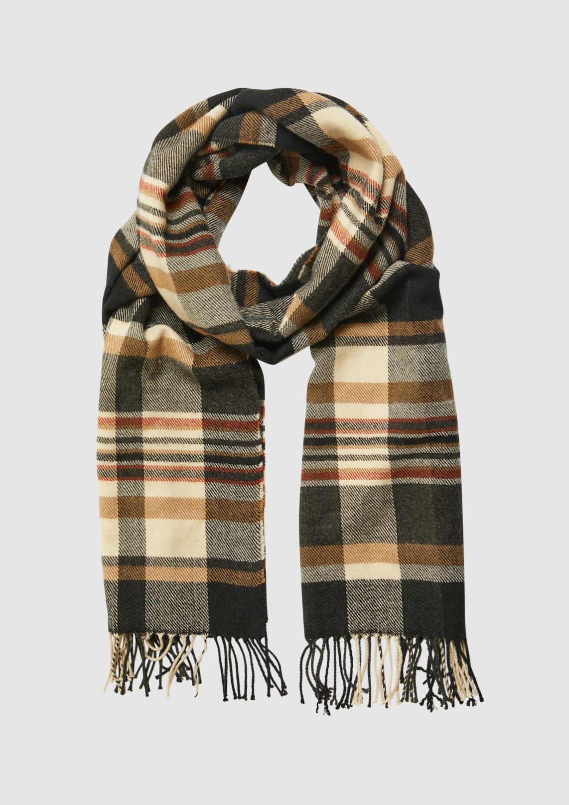 Check Woven Scarf