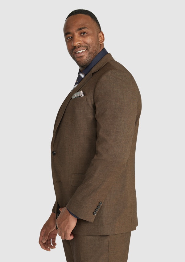 Brown Austin Stretch Suit Jacket