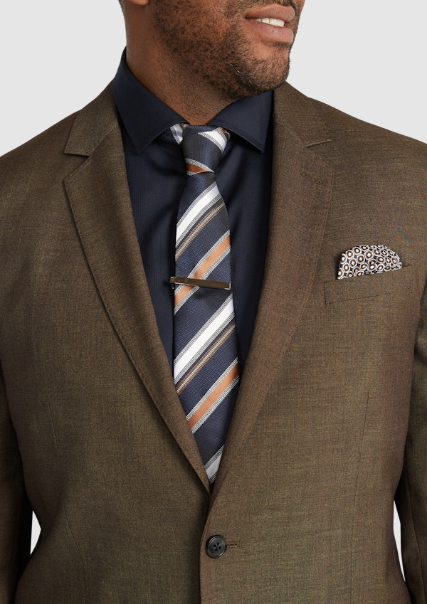 Brown Austin Stretch Suit Jacket
