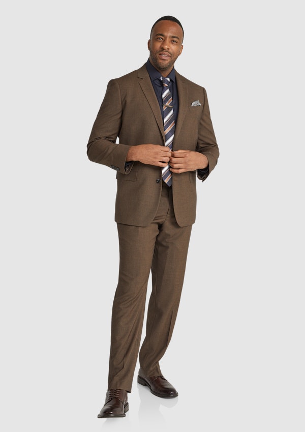 Brown Austin Stretch Suit Jacket