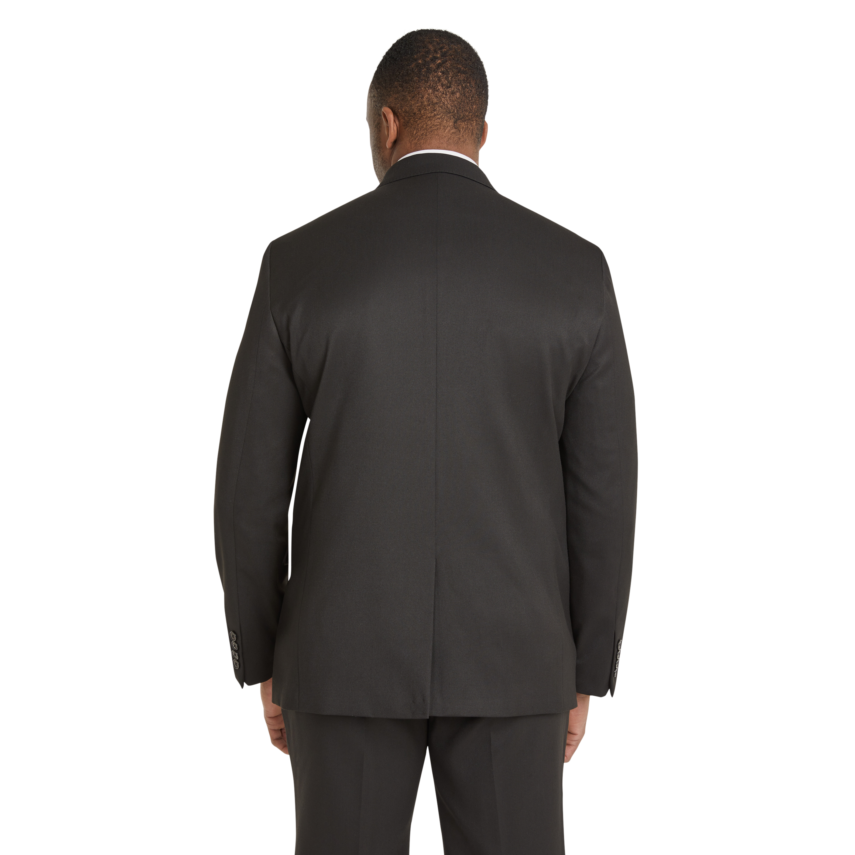 Black Vitori Textured Stretch Suit Jacket Men's Tops Johnny Bigg AU