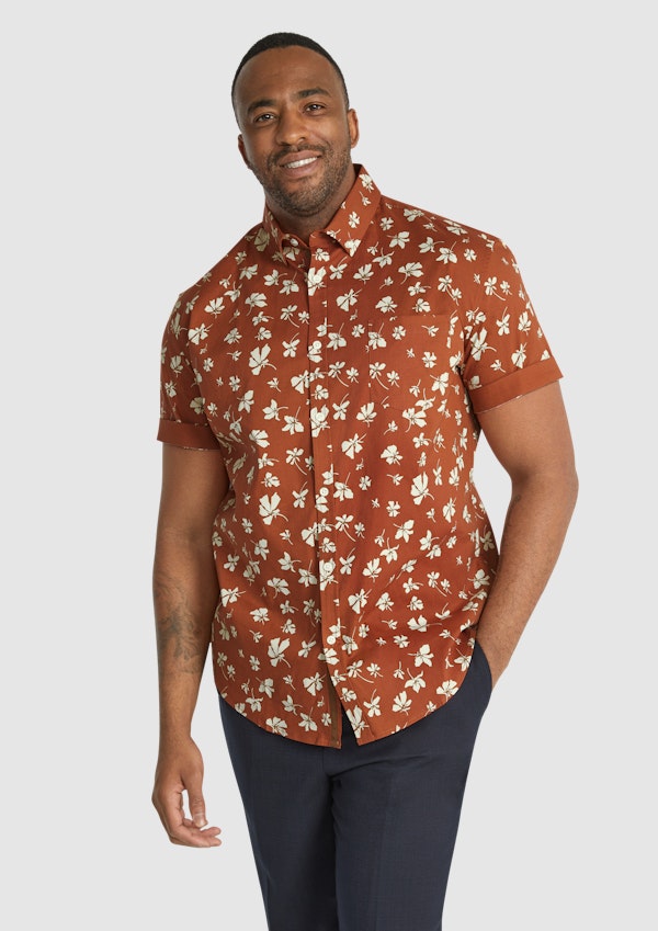 Big & tall short sleeve dress shirts sales
