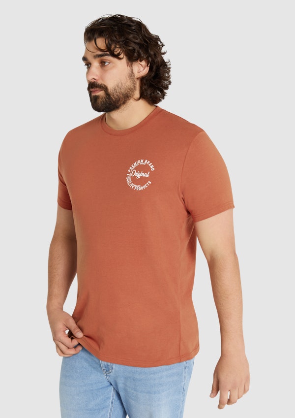Tangerine Original Crew Neck Tee
