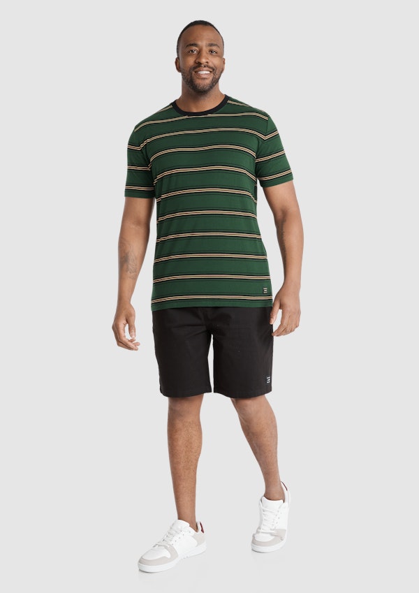 Green Andy Stripe Tee