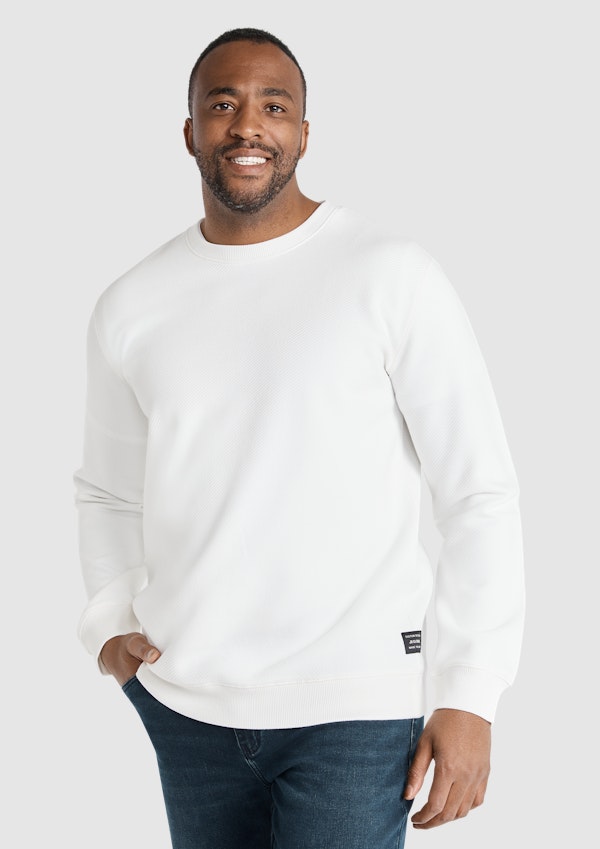 Elliot Jacquard Crew Sweat Test