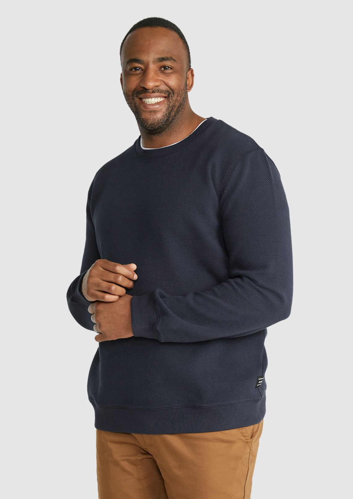 Elliot Jacquard Crew Sweat Test