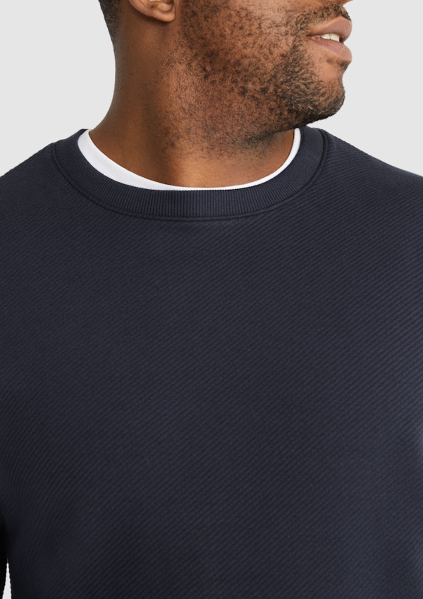 Elliot Jacquard Crew Sweat Test