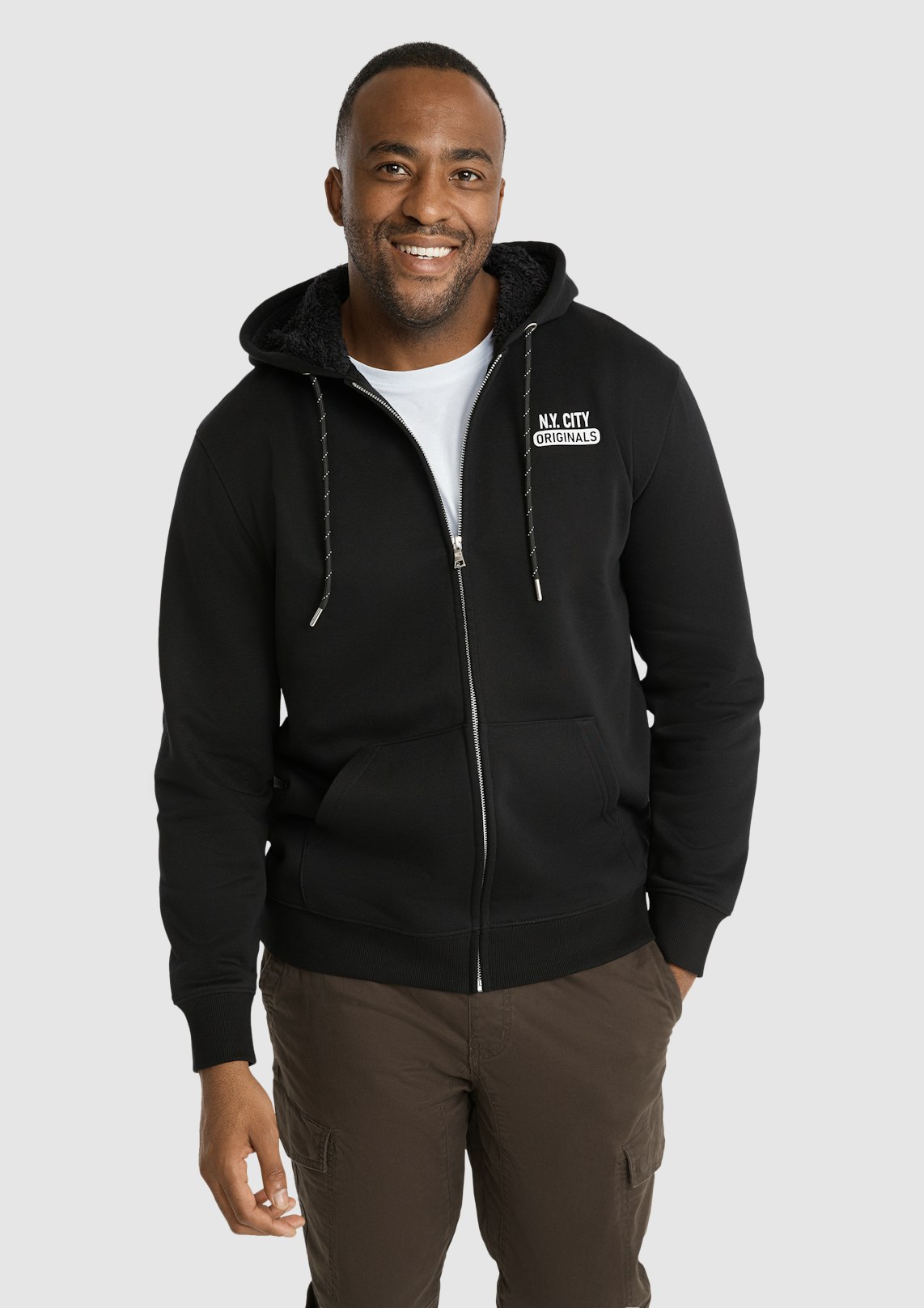 Ny City Zip Thru Hoodie