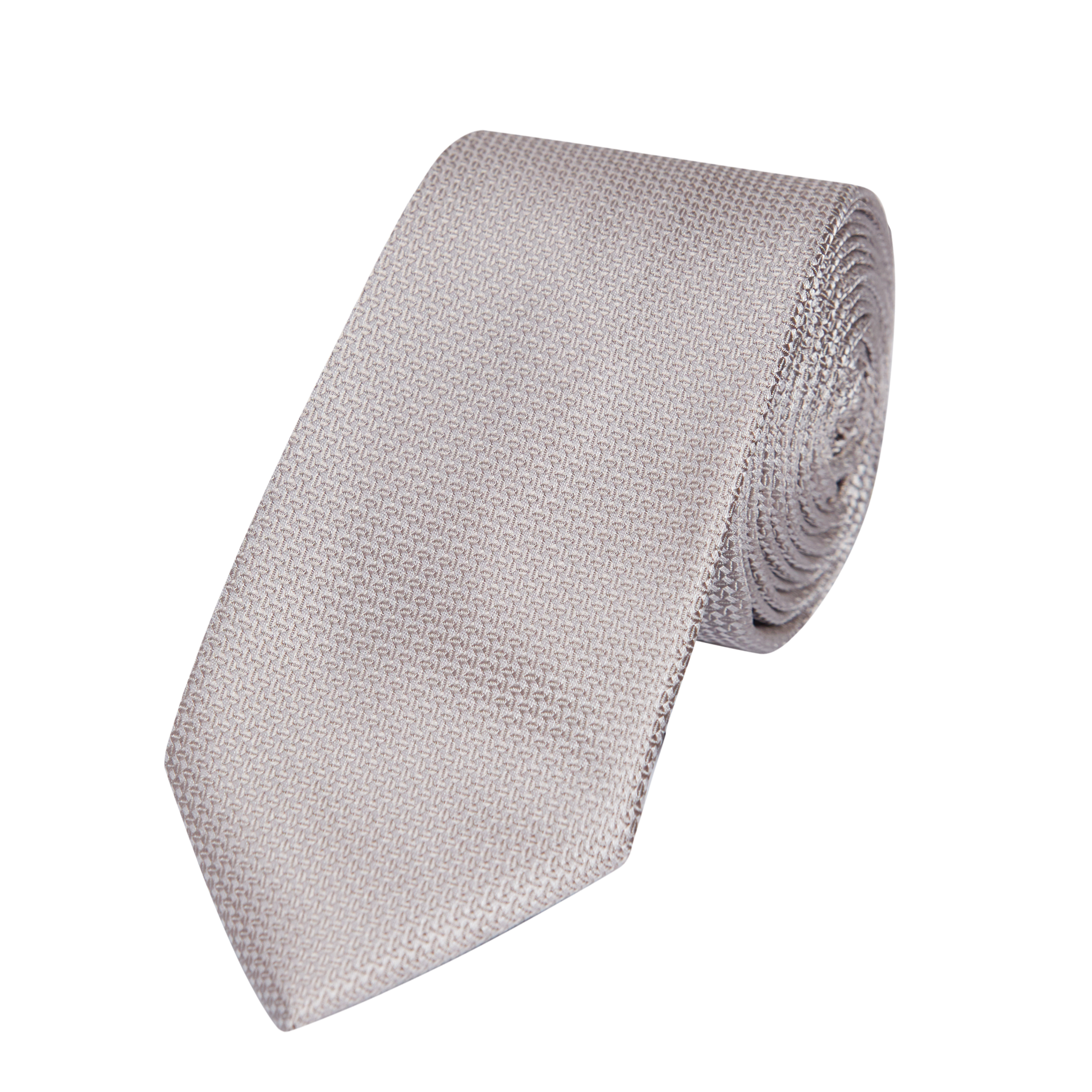 Oyster Textured Tie & Print Pkt Square Set